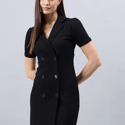 Style Quotient Shirt Collar Wrap Dress-image-73