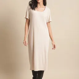 NoBarr Striped Midi Jumper Dress-picture-48