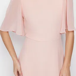 Trendyol Round Neck Flared Sleeves A-Line Midi Dress image 2