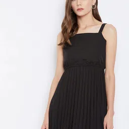 U&F Crepe Fit & Flare Mini Dress image 2