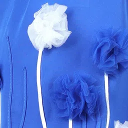 THE LITTLE CELEBS Crepe A-Line Mini Dress image 4