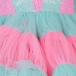 THE LITTLE CELEBS Net Fit & Flare Dress image 3