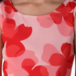 Creative Kids Girls Floral Printed Fit & Flare Dress image 5