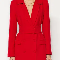 Trendyol Long Sleeves Above Knee Wrap Dress image 2