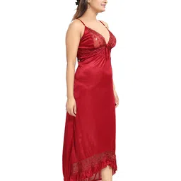 Noty Pack Of 2 Satin Maxi Nightdress With Robe image 4