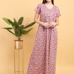 Sweet Dreams Printed Maxi Nightdress image 4