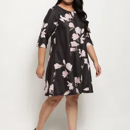 Amydus Plus Size Floral Dress image 3