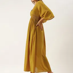 DODO & MOA Mustard Yellow Maxi Dress image 3