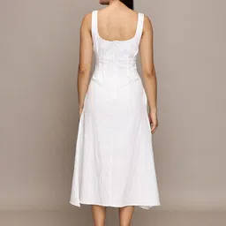 French Connection A-Line Midi Dress image 5