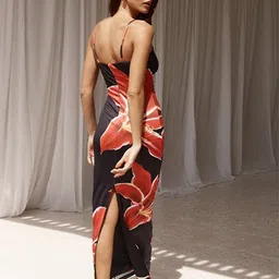 StyleCast x Revolte Floral Print Maxi Dress image 4