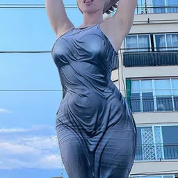 StyleCast Black Shoulder Straps Bodycon Maxi Dress image 3