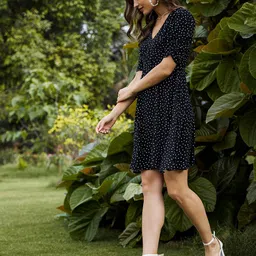 KASSUALLY Polka Dot Printed Dress image 5