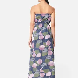BAESD Tropical Printed Fit & Flare Maxi Dress image 5