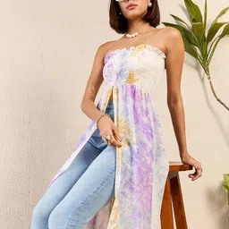 RARE Women Floral Print Maxi Dress image 3