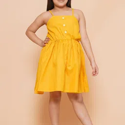 Modish Couture Girls Round Neck Fit & Flare Dress with Jacket image 3