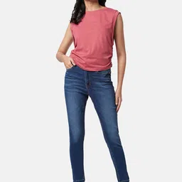 SF JEANS by Pantaloons Women Skinny Fit High-Rise Light Fade Jeans image 3