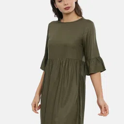 IDK Olive Green Dress image 3