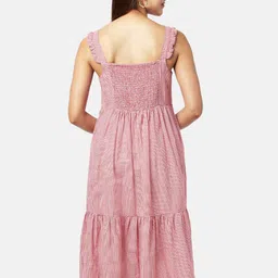 AKKRITI BY PANTALOONS Shoulder Strap Cotton Midi Dress image 4