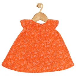 Creative Kids Pack of 2 Girls Printed Gathered & Pleated Round Neck A-Line Dress image 5