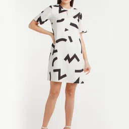 Zink London White A-Line Dress image 5