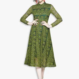 JC Collection Green Midi Dress image 5