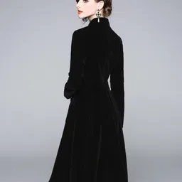 JC Collection Mandarin Collar Midi Dress image 5