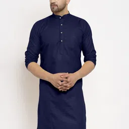 ladyflock Men Cotton Blend Kurta Pyjama Set image 3