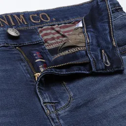 u.s. polo assn. denim co. U S Polo Assn Denim Co Men Blue Skinny Fit Heavy Fade Stretchable Jeans image 5
