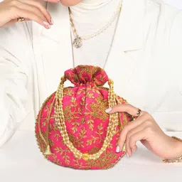 royalpouch Women Multicolor Potli image 2