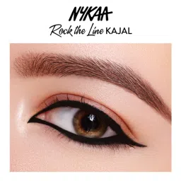 nykaa cosmetics Nykaa Rock the line Kajal Eyeliner Pencil - Jet Black image 2