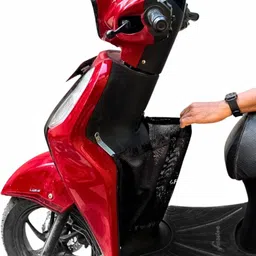 fibera Basket For Fascino 125cc BS6 (Jan 2020- Present) Saddle Bag Black Polyester Motorbike Saddlebag-picture-12