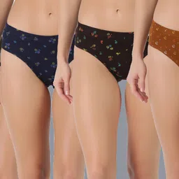 Pack of 4 Women Hipster Multicolor Panty-image-49