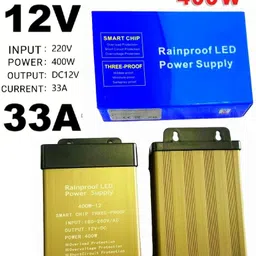 balrama 400 Watt Rainproof LED Power Supply AC DC Converter 12 Volt 33.3A SMPS Adaptor Power Supply Electronic Hobby Kit-picture-12