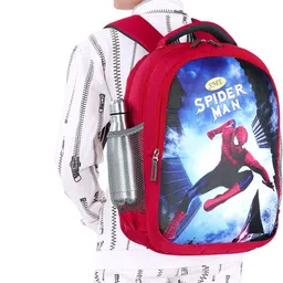 bayo Spiderman 1st/2nd/3rd/4th & 5th class school Bag +Lunch Bag Free for Boys &Girls Waterproof School Bag image 4