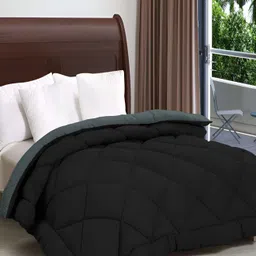 RF RELAXFEEL Black & Grey Heavy Winter 350 GSM Double Bed Comforter image 3