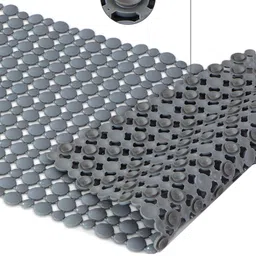 OBSESSIONS Grey Self-Designed 3000 GSM Anti-Slip Bath Mat image 5