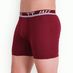 T.T. Men Jazz Top Elastic Pack Of 3 Pure Cotton Trunks JAZ_FL_TE_P3_MGR_105 image 4