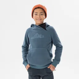 quechua Boys’ Fleece Hiking Sweatshirt Aged 7-15 - Dark Grey-picture-25