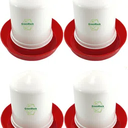 greenrock Chick & Quail Food Feeder & Drinker Combo 500 grams capacity (Pack Of 4) Common Bird Feeder-picture-14
