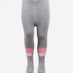 Bonjour Baby Girls Grey Barbie Printed Anti-Odour Tights-picture-31