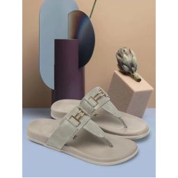 ELLE Grey Women Solid Plain Flats-picture-12