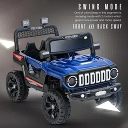 oh baby 908 JEEP HIGH QUALITY, REMOTE, JEEP WITH SWING FUNCTION Jeep Battery Operated Ride On image 3