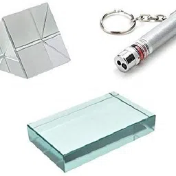 Science Experiment DIY Kit 50 X 50 mm Equilateral Glass Prism-image-45