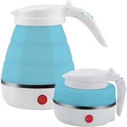 khalifa and badshah WGZ-011 P-13 Folding Portable Electric Silicon Kettle, Dual Voltage, Food Grade Silicon Foldable Mini Collapsible Kettle for Fast Boiling Water, Tea Heater, For Camping, Travel and Office Use 600ml Electric Kettle-picture-24