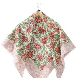 HANDICRAFT PALACE Women Floral Printed Cotton Scarf-picture-36