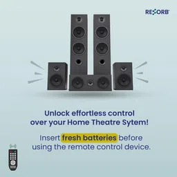 RESORB HT 51 Home Theatre Remote compatible with INTEX MEMORY multimedia speaker compatible with INTEX MEMORY Multimedia speaker . Remote Controller image 2