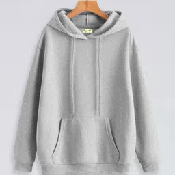 being wanted Women Full Sleeve Solid Hooded Sweatshirt-picture-10