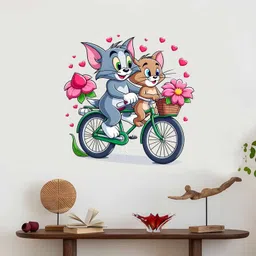 mshub Tom & Jerry Cartoon Wall Sticker image 3