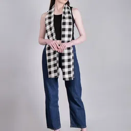 Mast & Harbour Checked Printed Scarf image 5