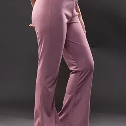 hrx by hrithik roshan Solid Women Pink Tights image 2